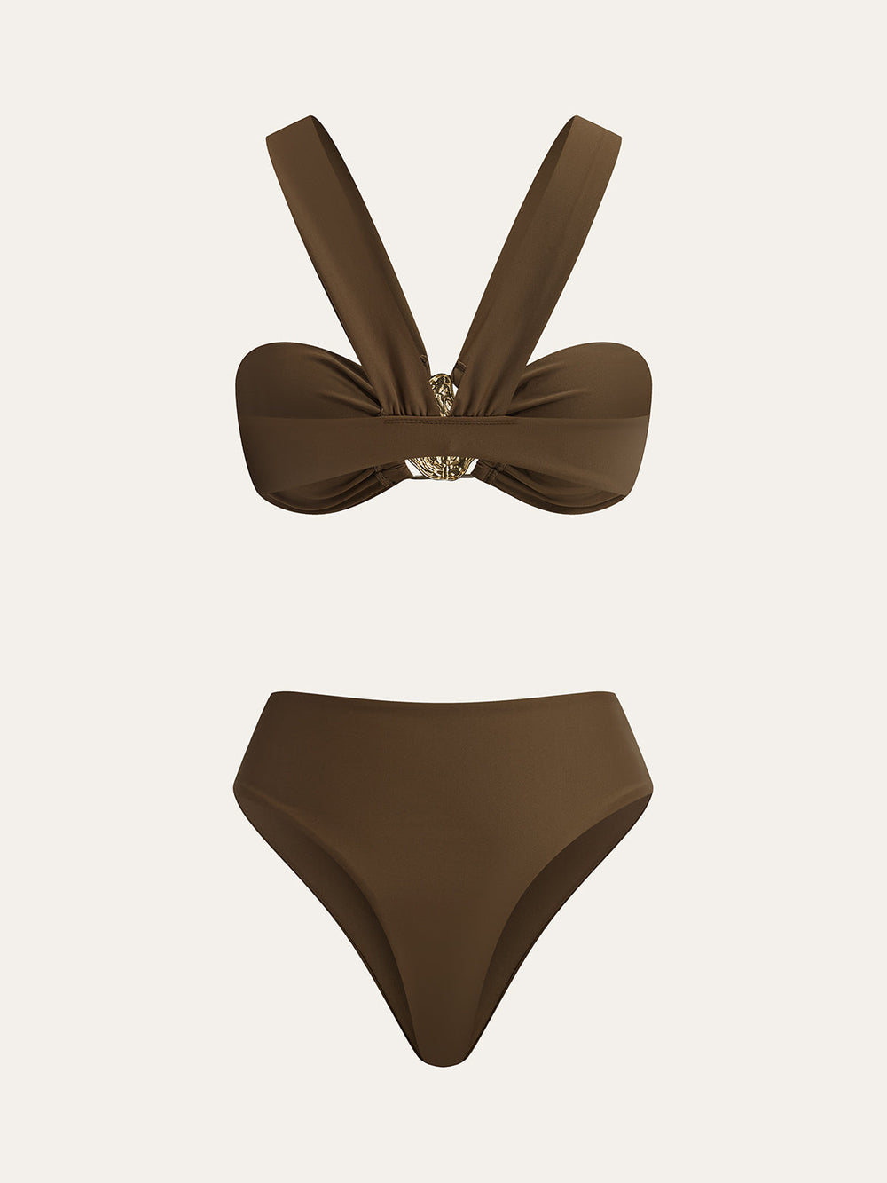Metalldekor Bikini-Set