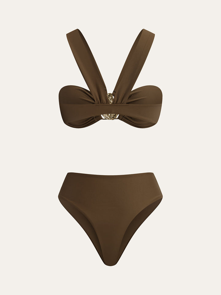 Metalldekor Bikini-Set
