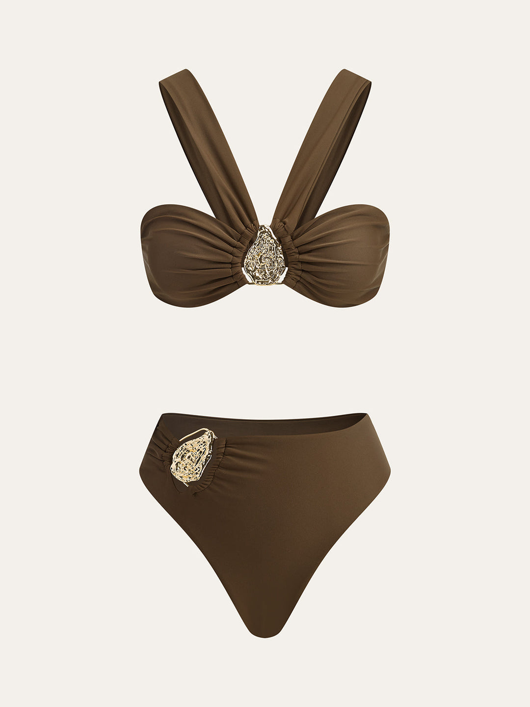 Metalldekor Bikini-Set