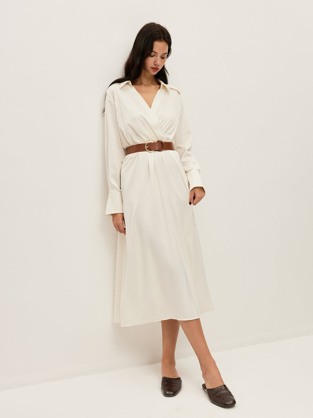 Gürtel-Wickelkleid