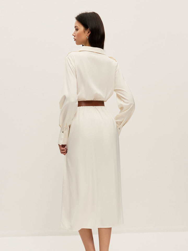 Gürtel-Wickelkleid