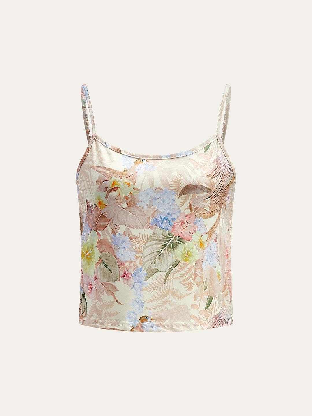 Florales Print-Shorts-Set mit Gürtel
