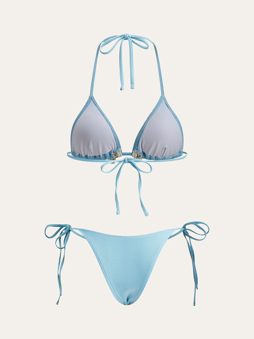 Shell-Charm-Träger-Bikini-Set
