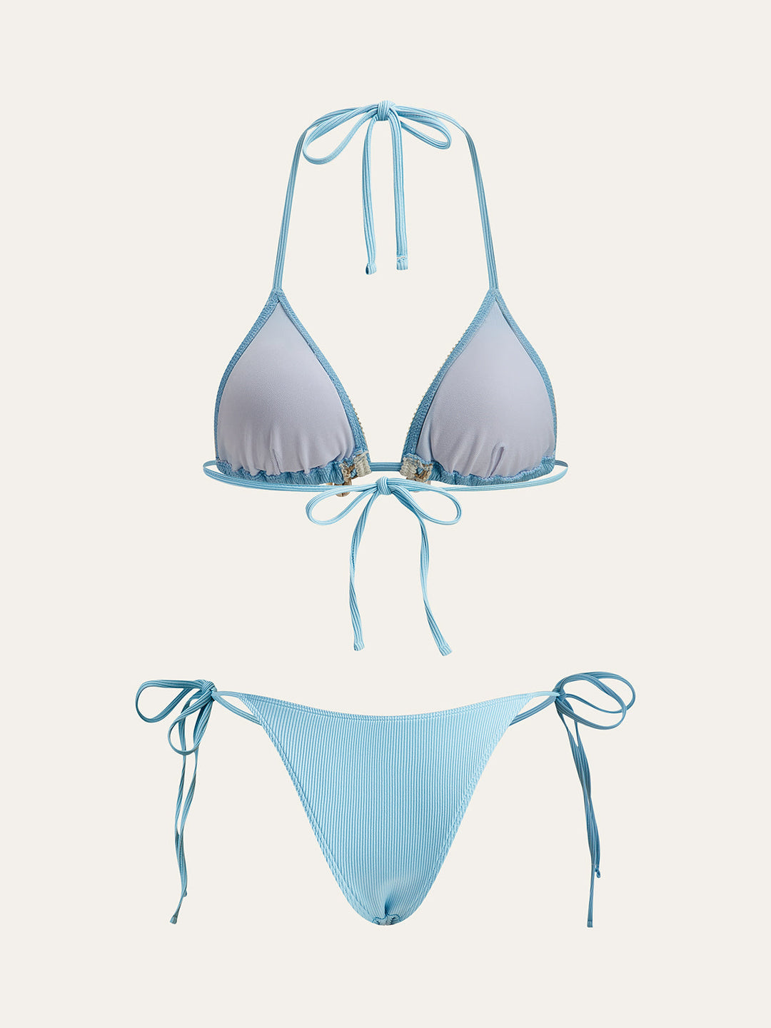 Shell-Charm-Träger-Bikini-Set