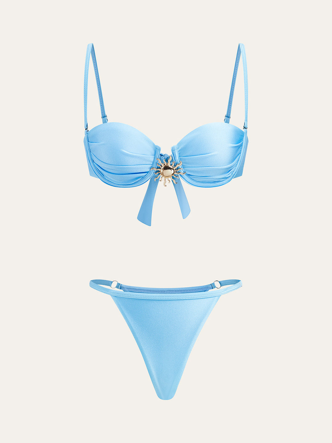 Sunshine Charm Bikini Set mit Überrock