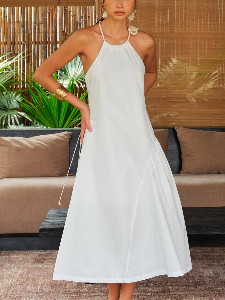 Macrame-Kleid mit Rückenträger