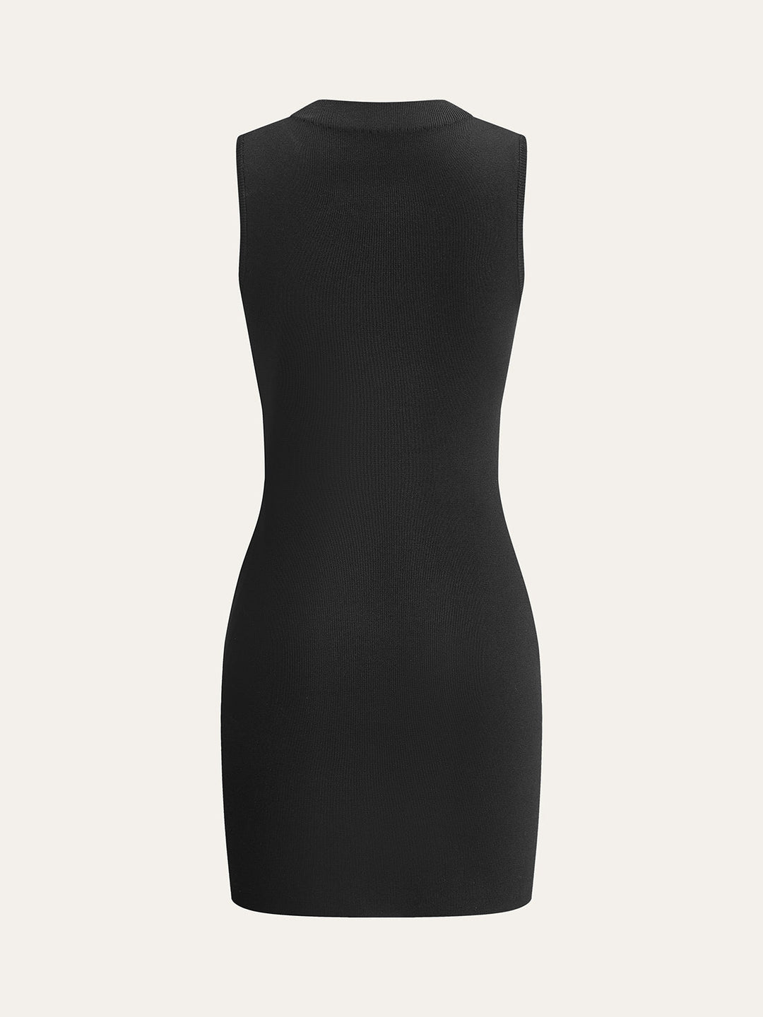Cut-Out Halter Kleid