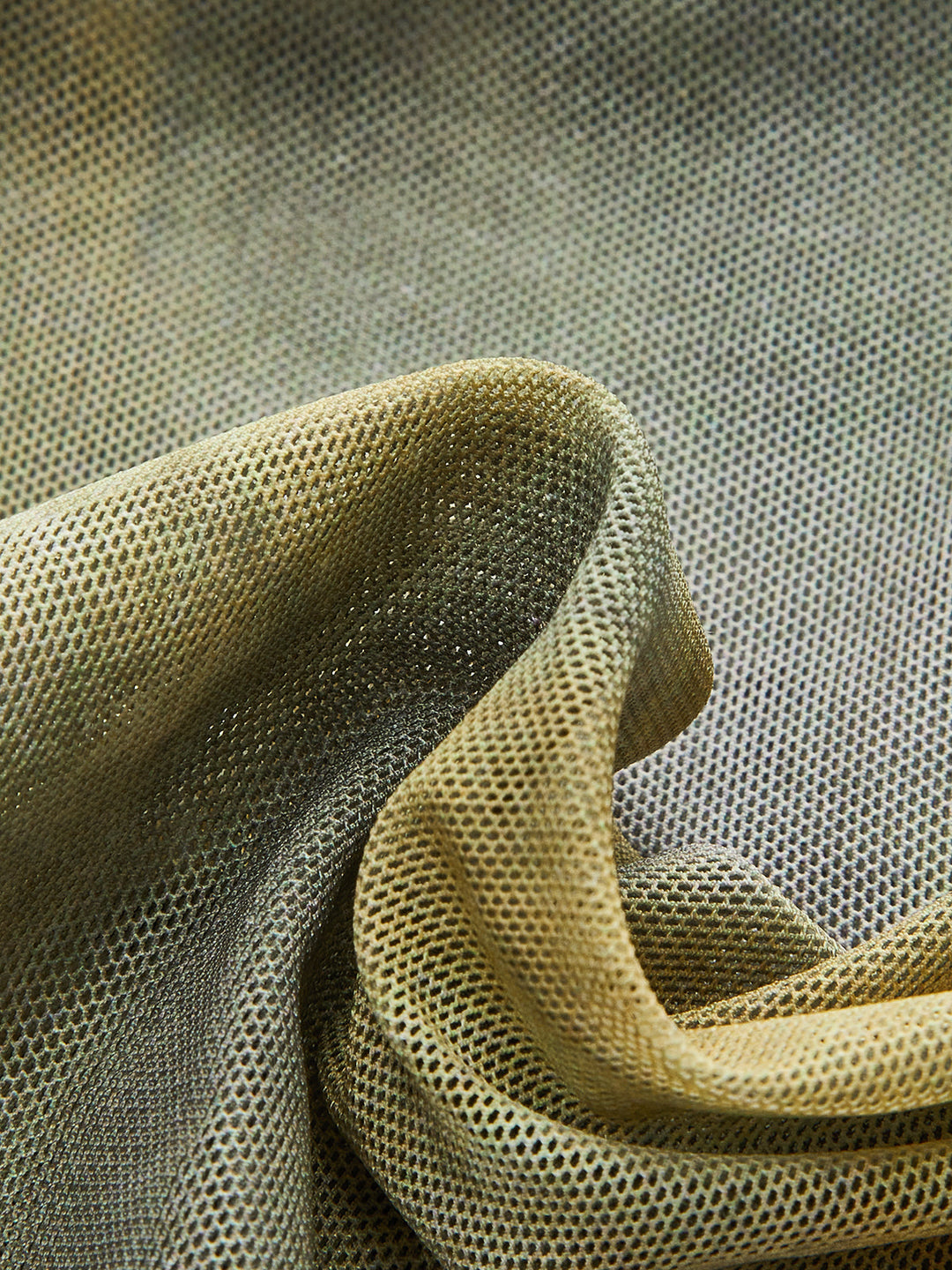 Halbtransparente Netz-Neckholder-Oberteil
