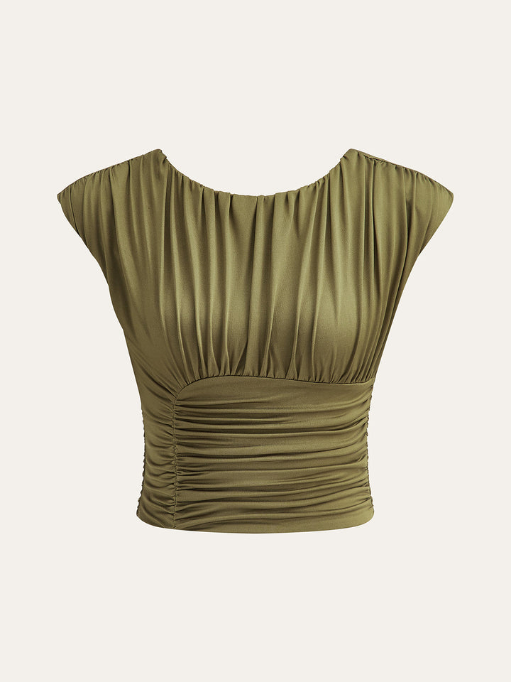 Rüschen-T-Shirt
