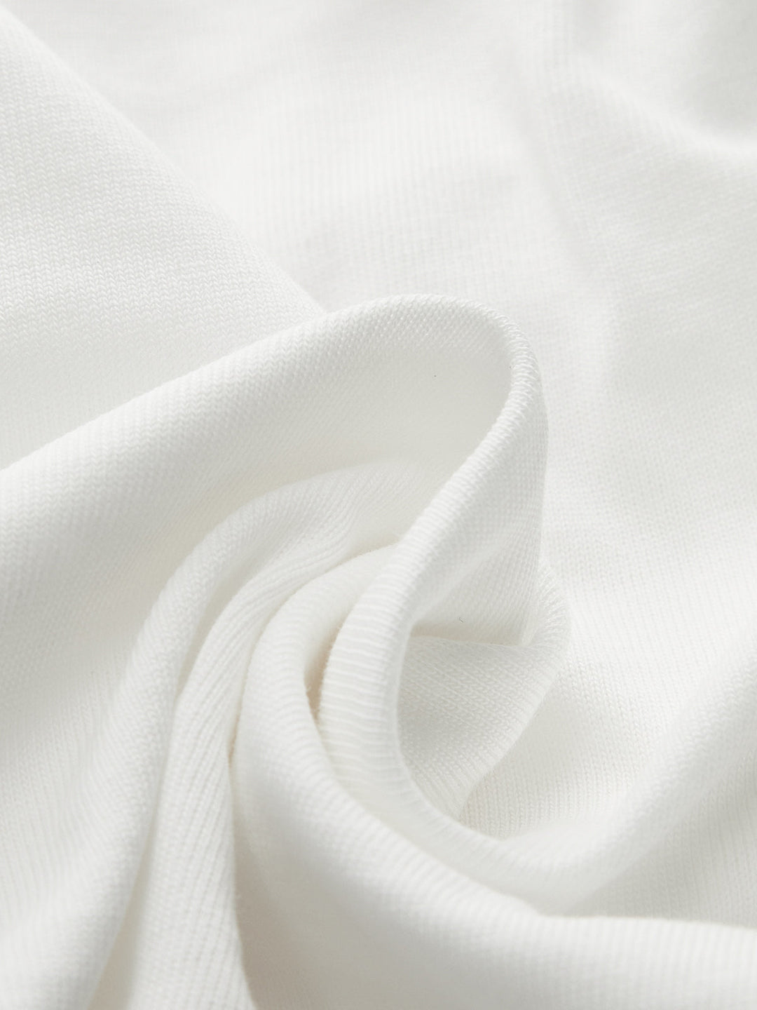 Knoten-V-Ausschnitt-T-Shirt