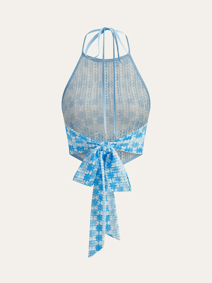 Krawattenrücken-Häkel-Halter-Hosen-Set
