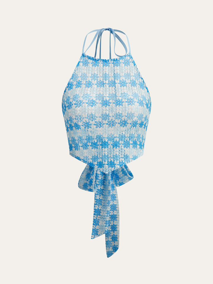 Krawattenrücken-Häkel-Halter-Hosen-Set