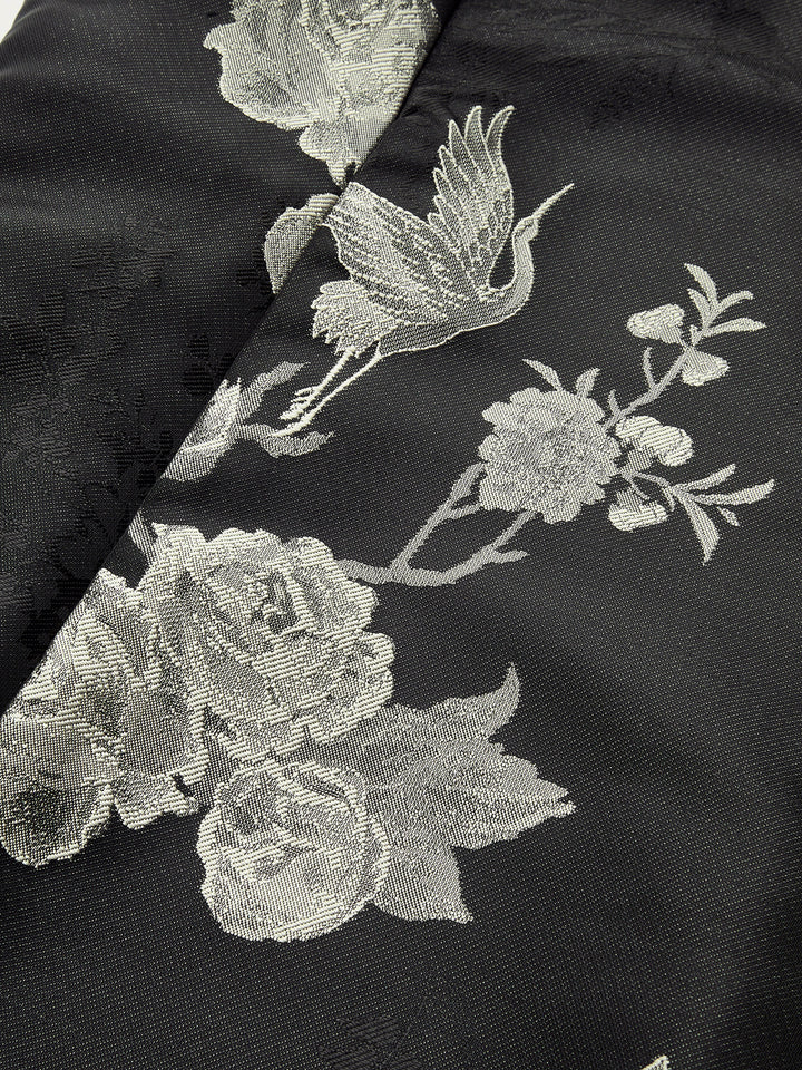 Kleid mit Blumenmuster und Schlüssellochdetail