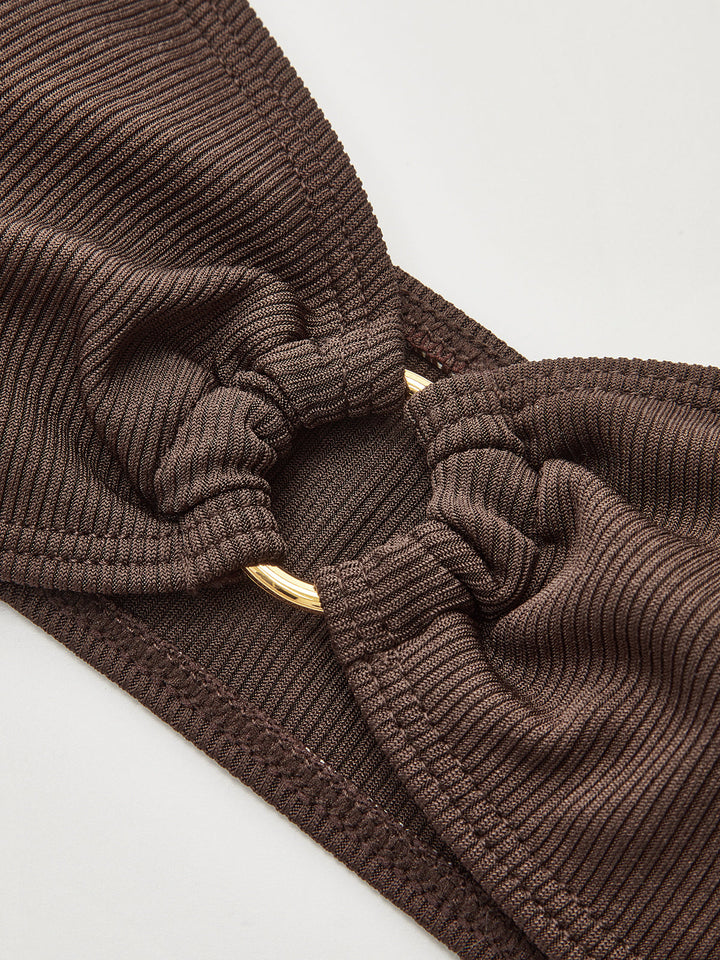 Ring Detail Bikini-Set