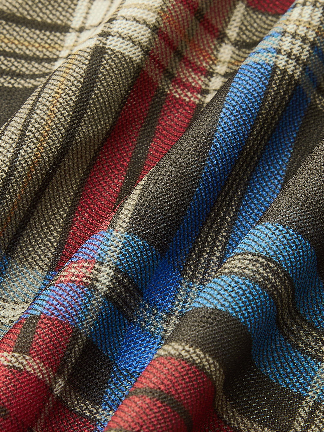 Plaid Geknotete Bindetop