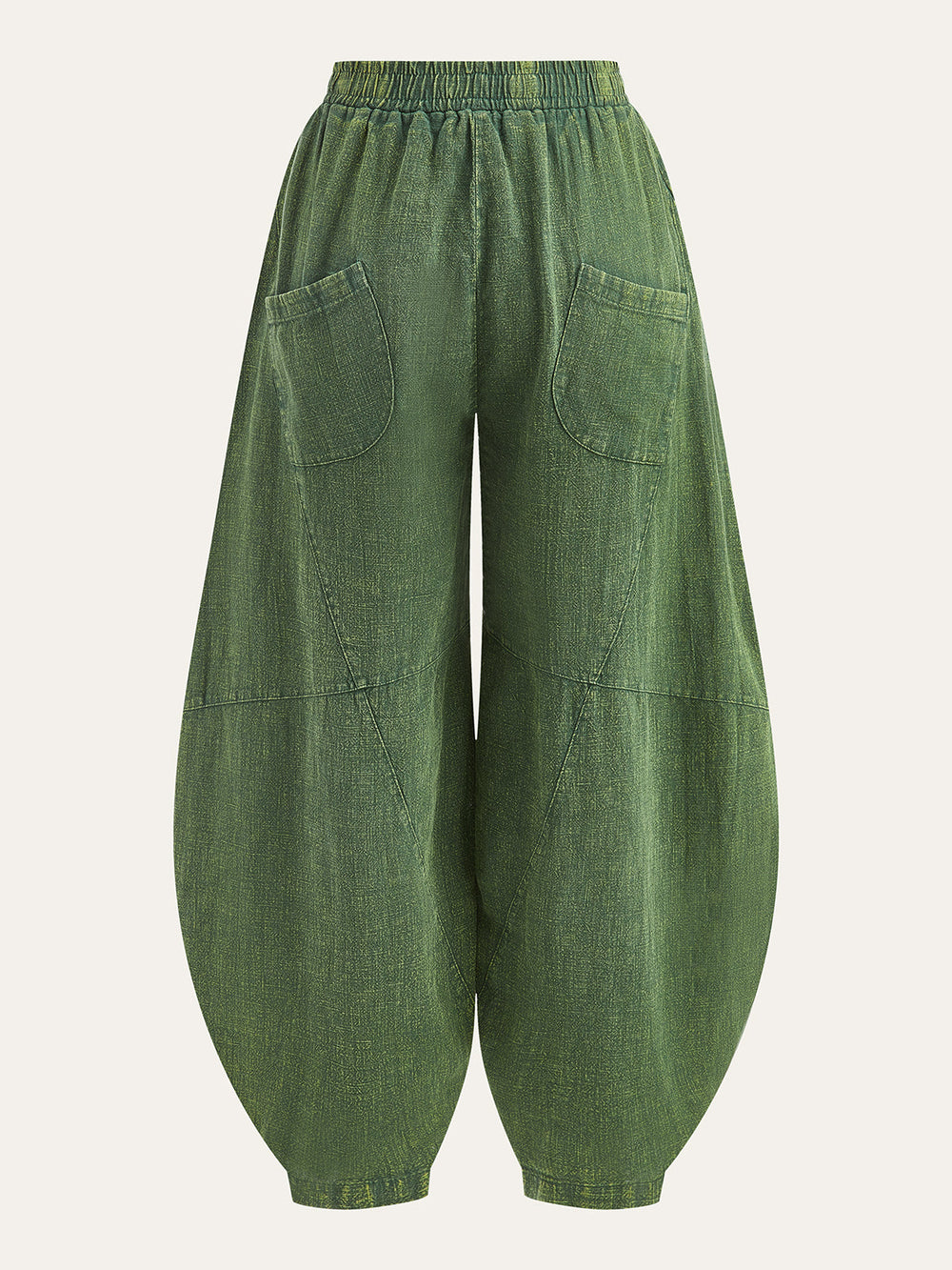 Distressed Paneled Loose Lantern Hose