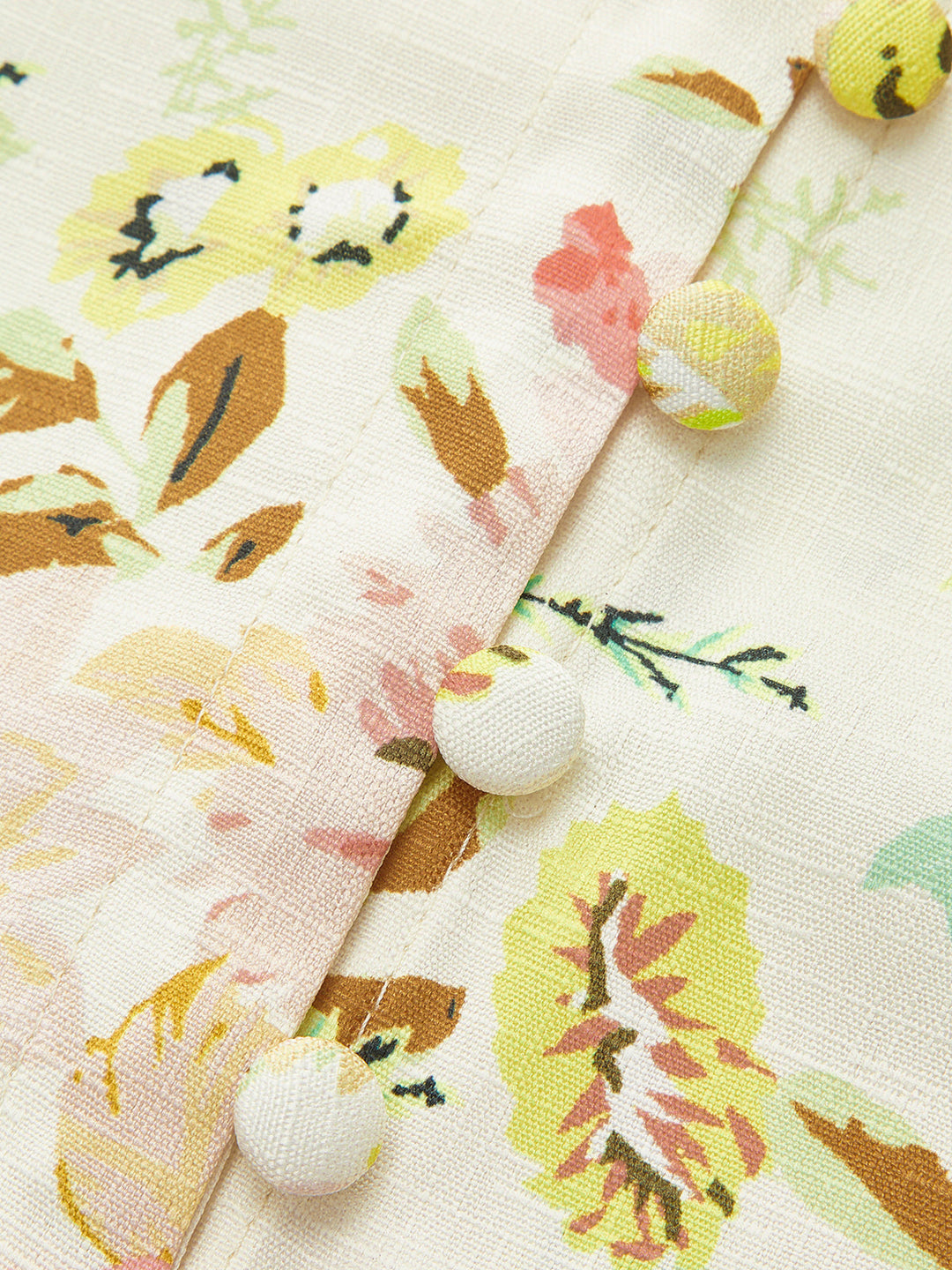 Kleid mit Blumenprint und Gürtel