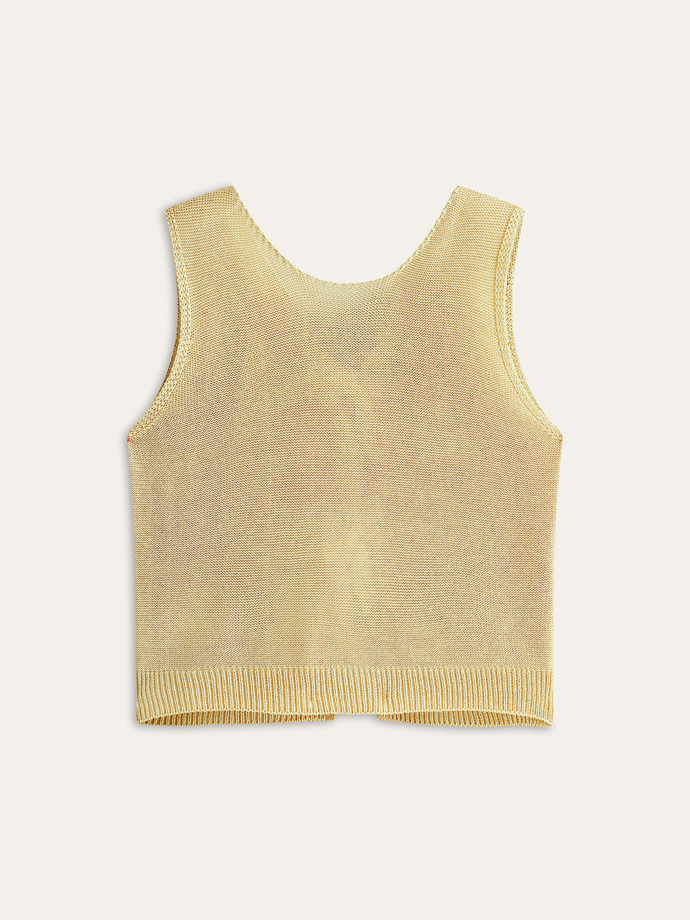 Bow Tie Wool Knit Top
