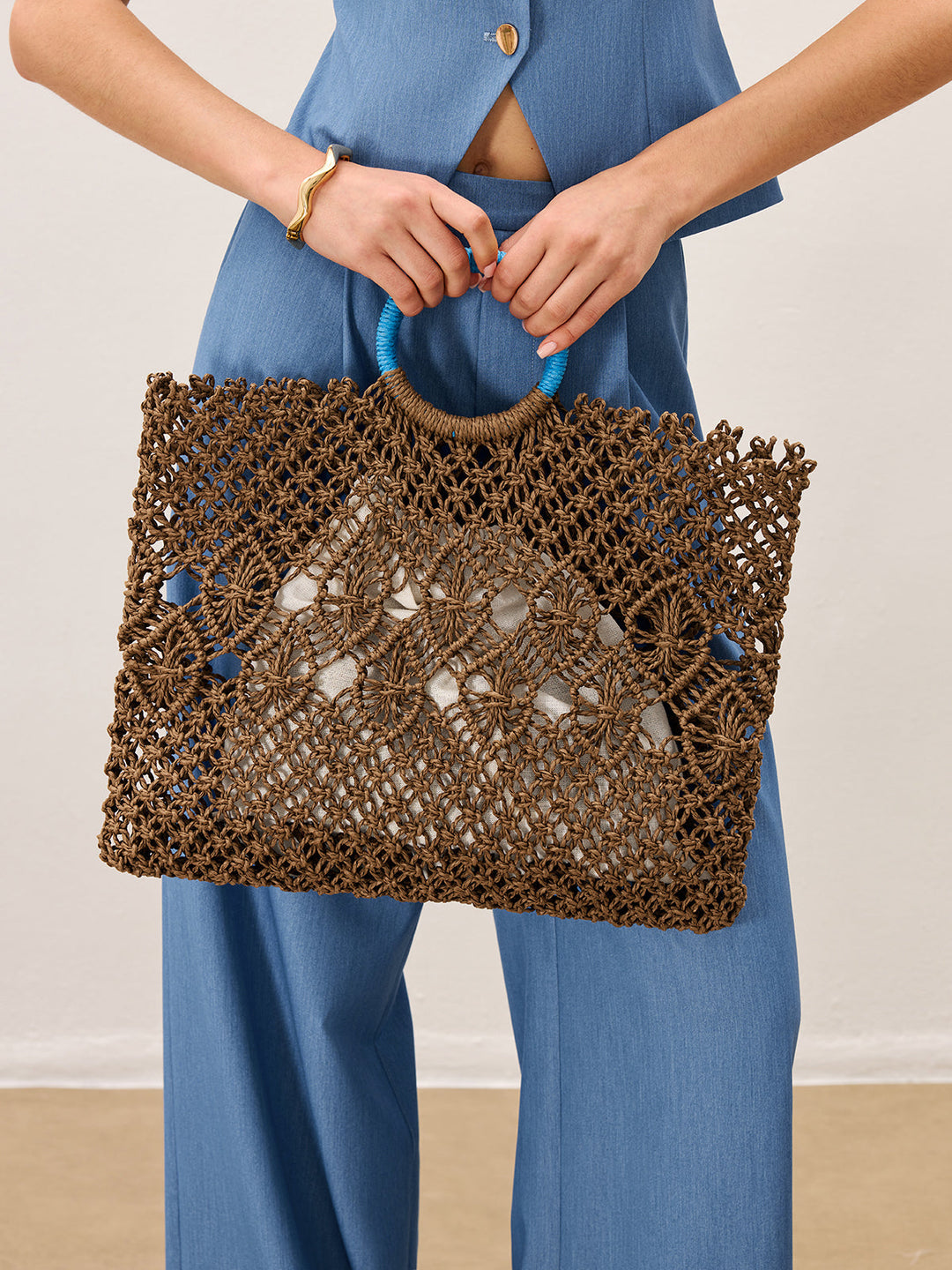 Häkeltasche mit Innenfutter