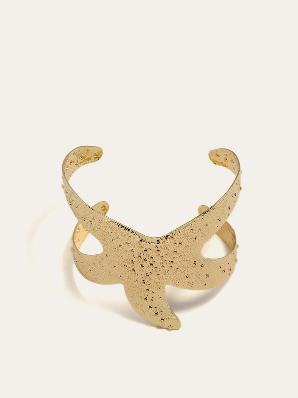 Goldene Seestern Manschette Armband