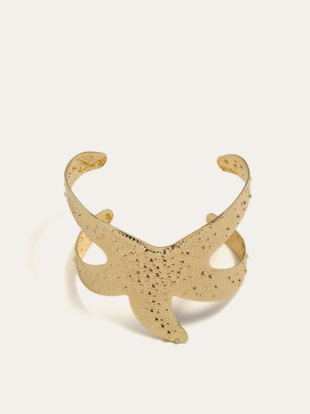 Goldene Seestern Manschette Armband