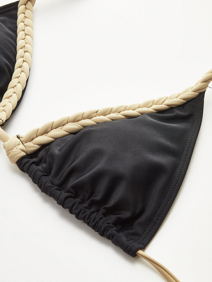 Geflochtenes Bikini-Set