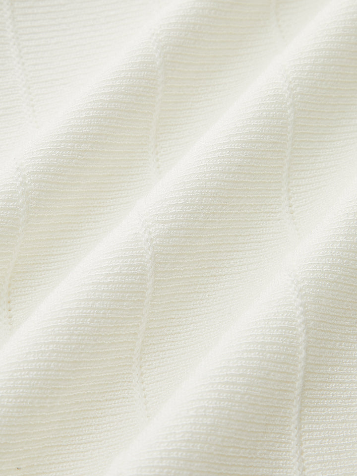 Halbtransparente Mesh-Kleid mit Glockenärmeln ohne Gürtel