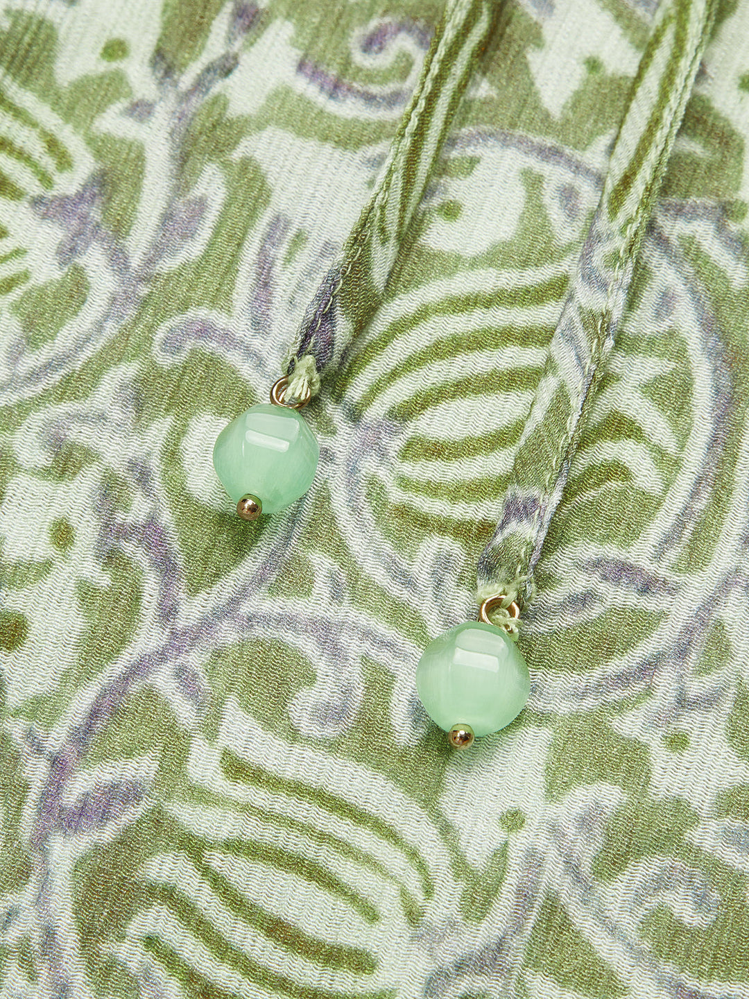 Bluse mit Rüschen und Blumenmuster