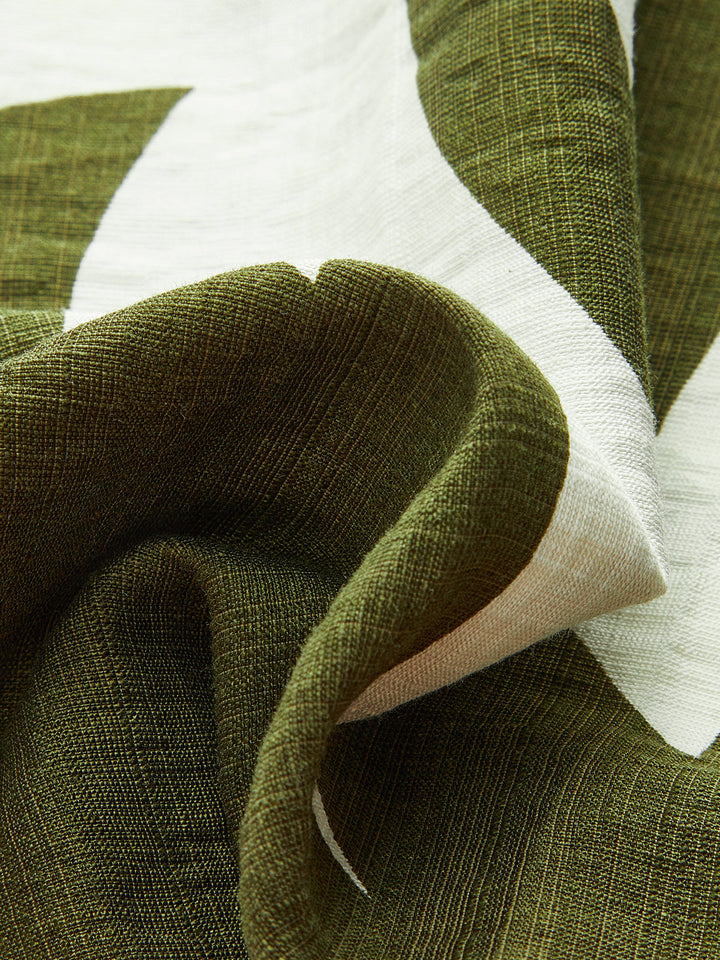 Florale Hose mit weitem Bein