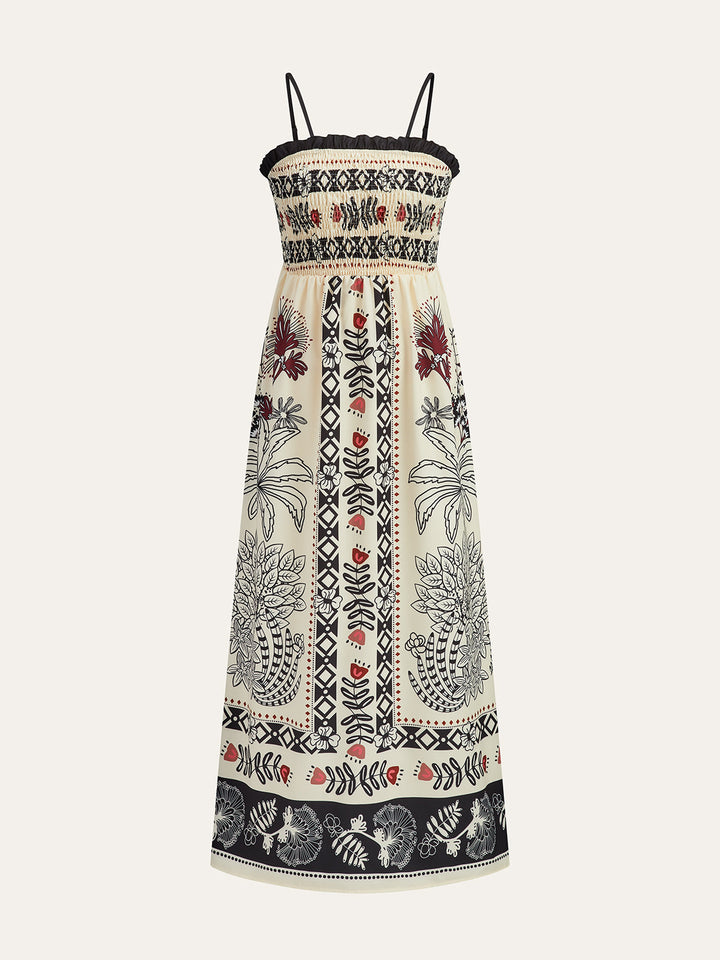 Maxikleid im Ethno-Stil
