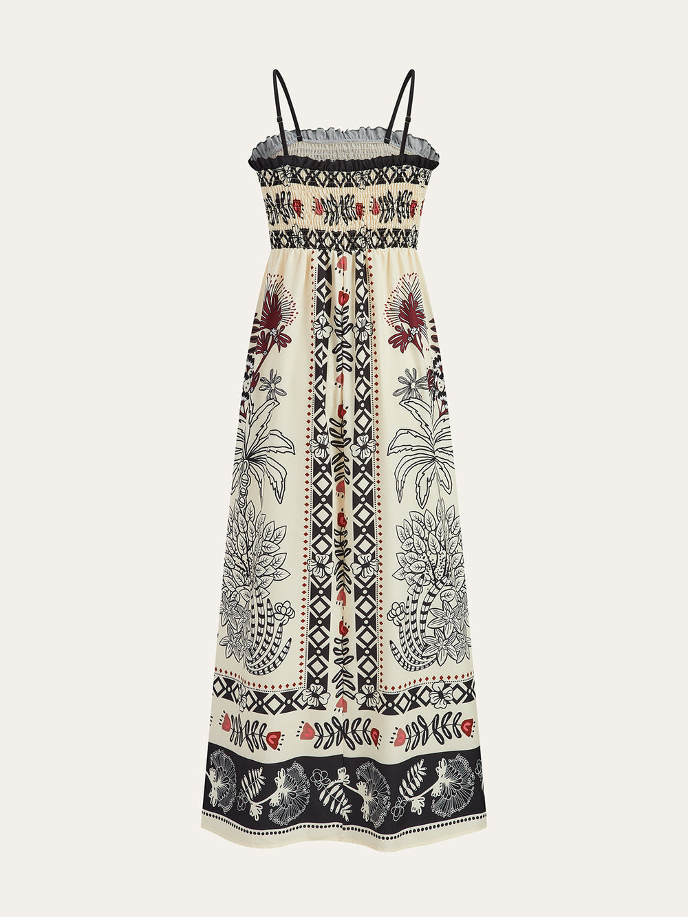 Maxikleid im Ethno-Stil