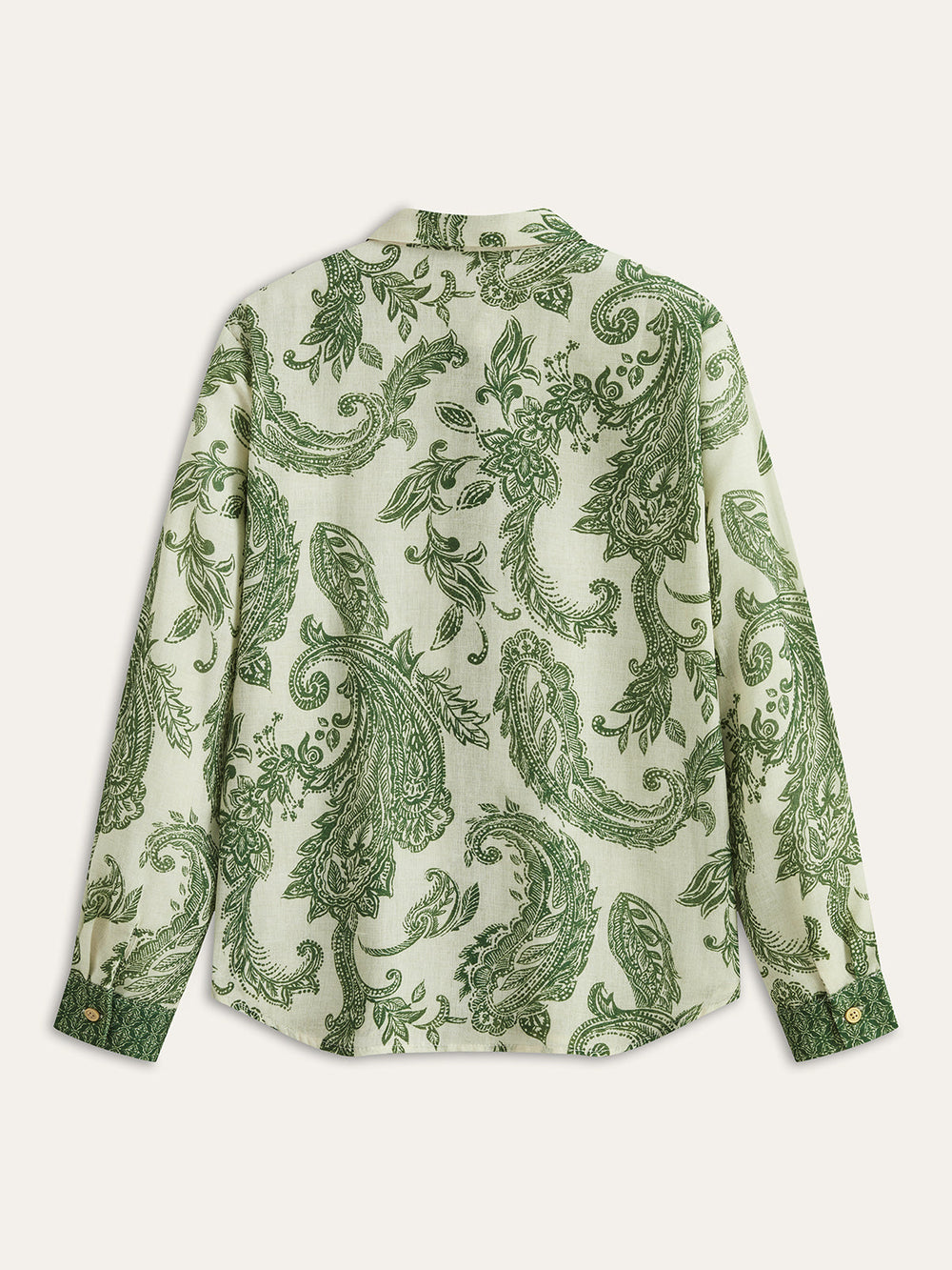 Paisley-Print Hemd mit Knopfleiste