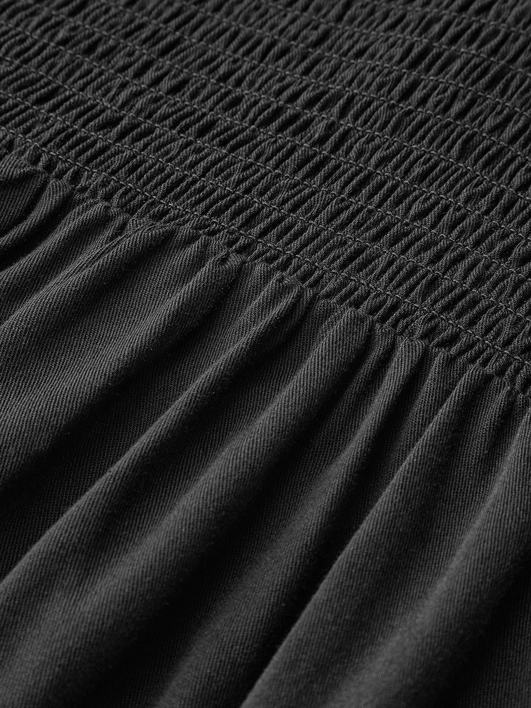 Besticktes Midikleid mit Bindeträgern
