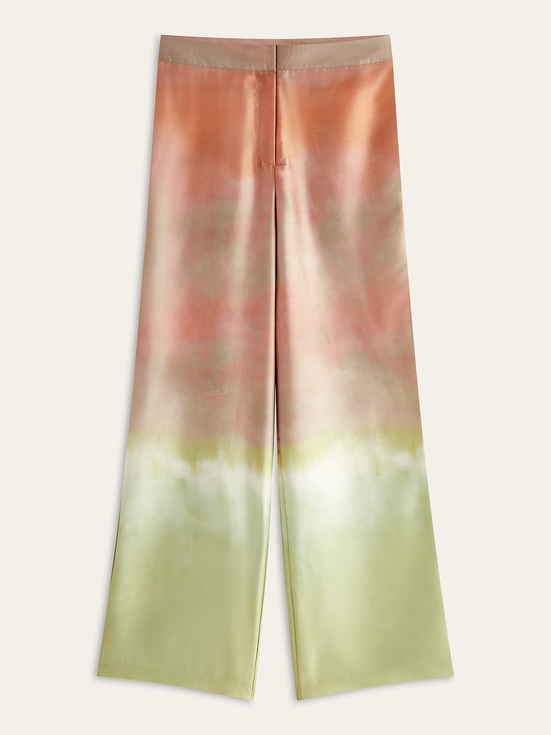 Mid-Rise Farbverlauf Hose