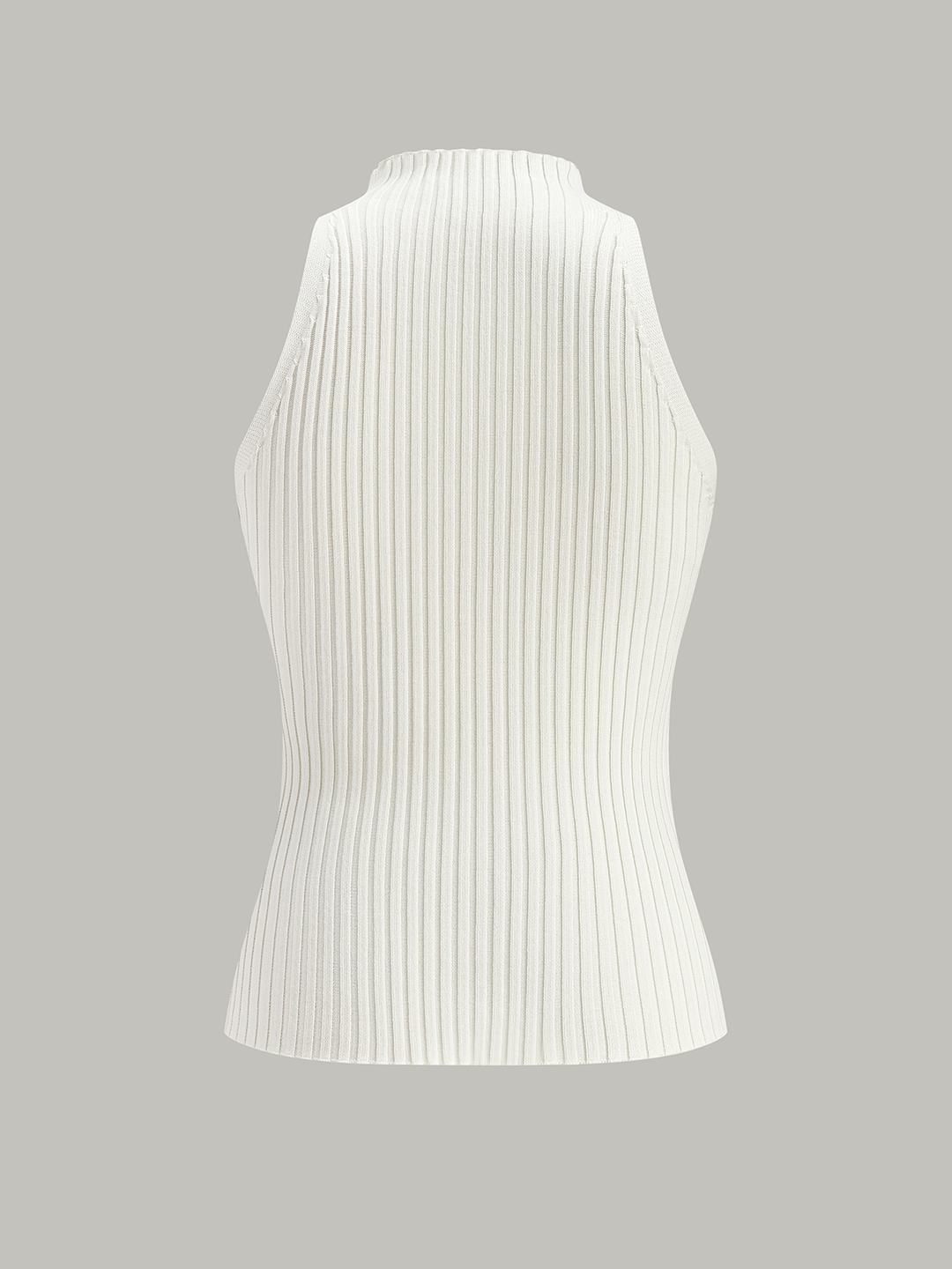 Geripptes Tanktop mit Cut-Out