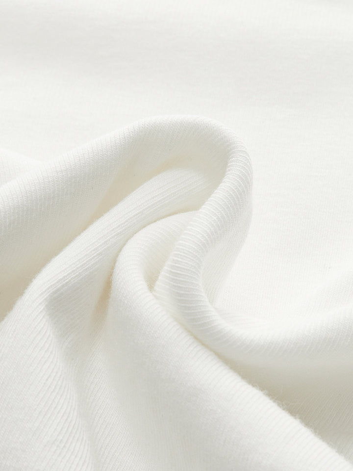 Geknotetes Wickelshirt mit V-Ausschnitt