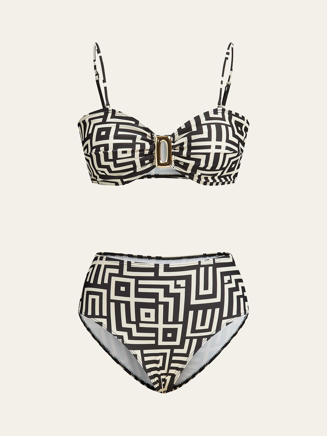 Geometrisches Bikini-Set