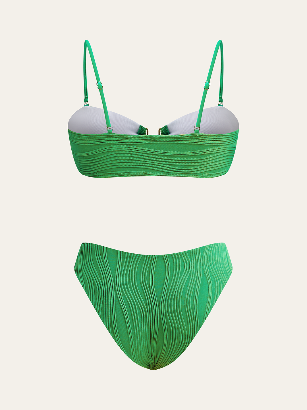 Texturiertes Bikini-Set