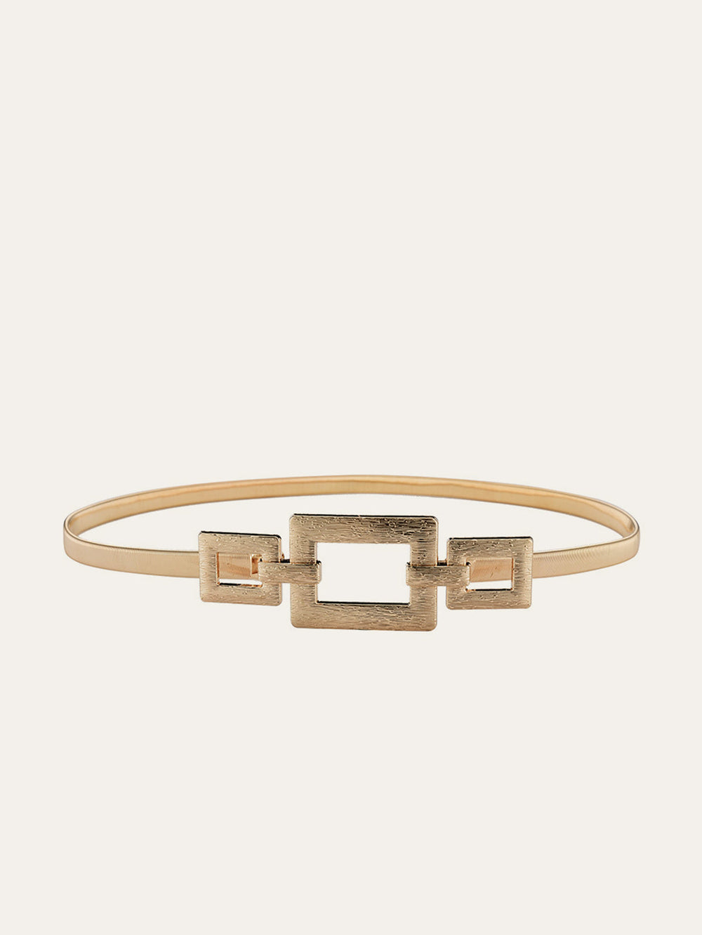Geometrischer goldener Taillengürtel