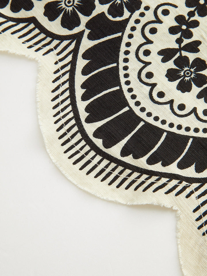 Boho Print Fransen-Bindetops