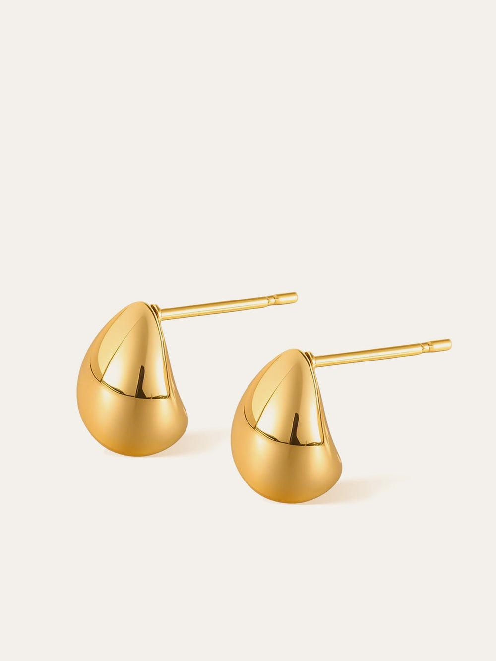 Minimalistische Tropfenohrstecker
