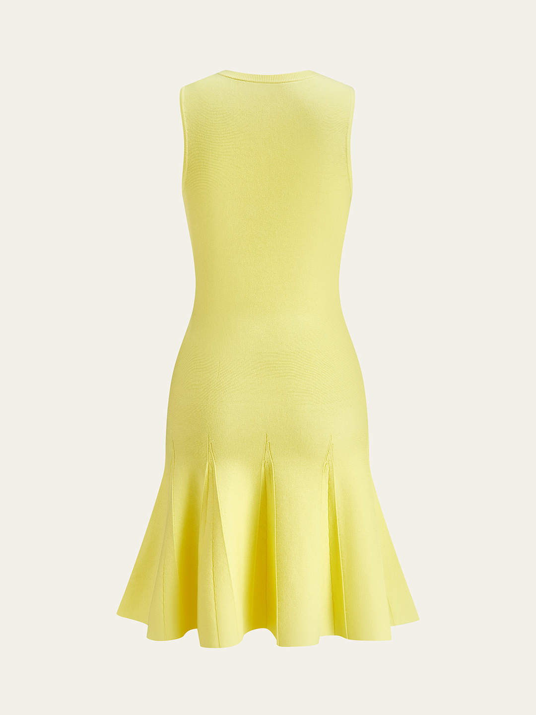 Ärmelloses Strickkleid mit Taschen