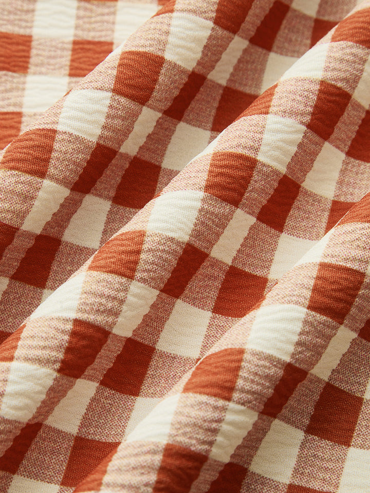 Checkboard Print Pockets Rock