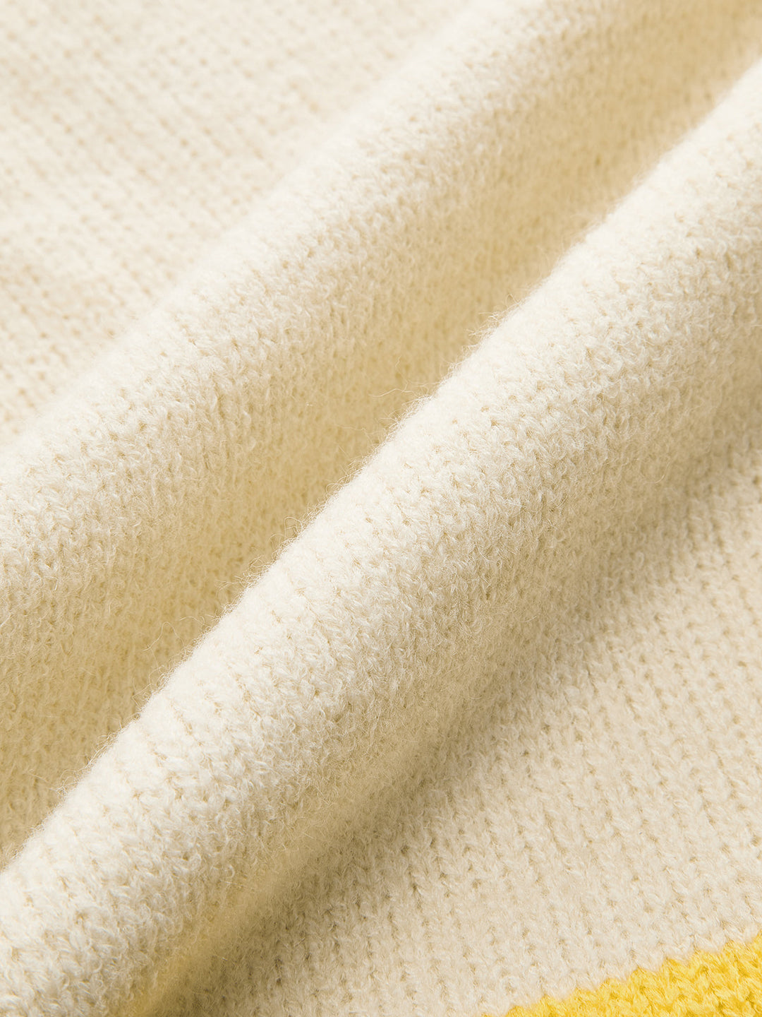 Gestrickte Pulsweste mit Farbblock