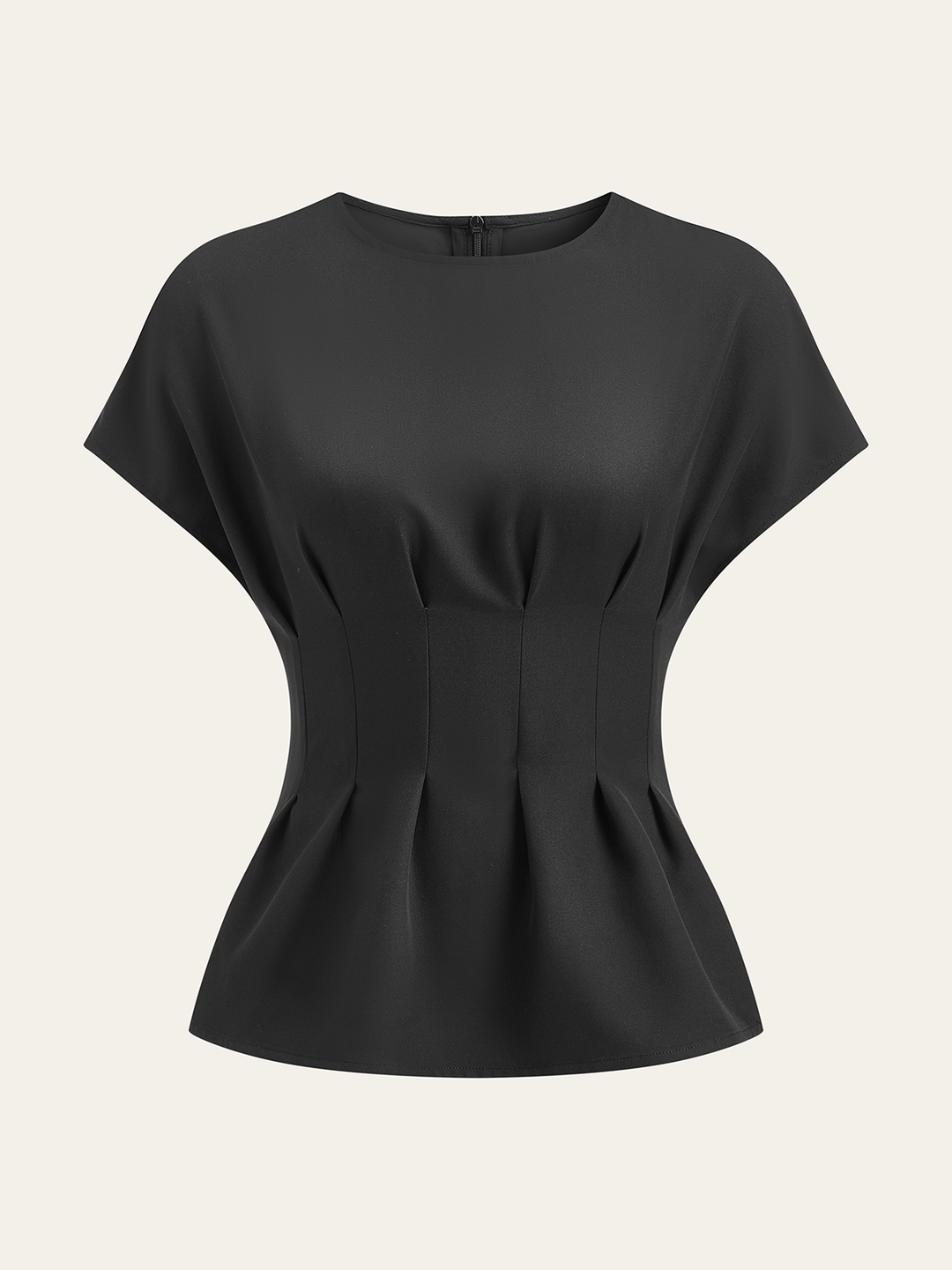 Plissiertes Taillen-Top