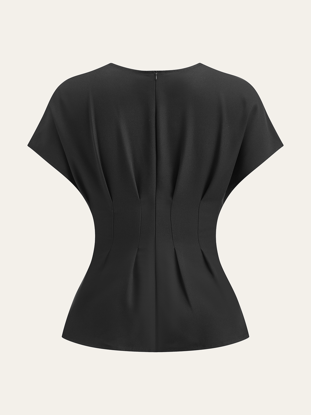 Plissiertes Taillen-Top