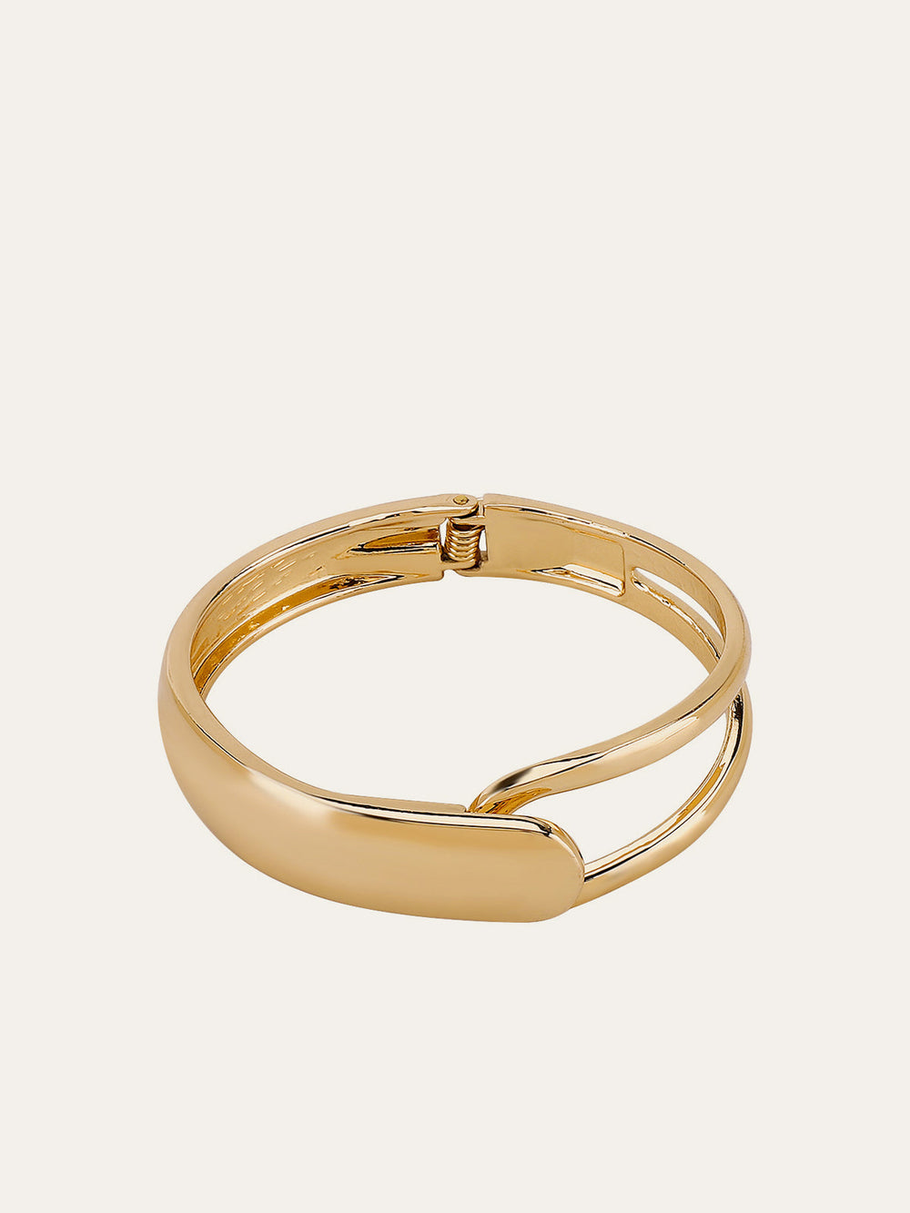 Elegante Manschettenarmband in Goldoptik