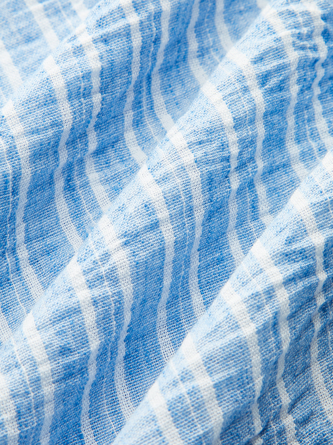 Gestreiftes Kleid mit Rückenausschnitt und Spitzendetail
