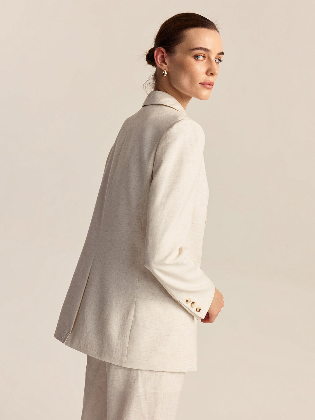 Tencel-Leinen-Mischung Blazer