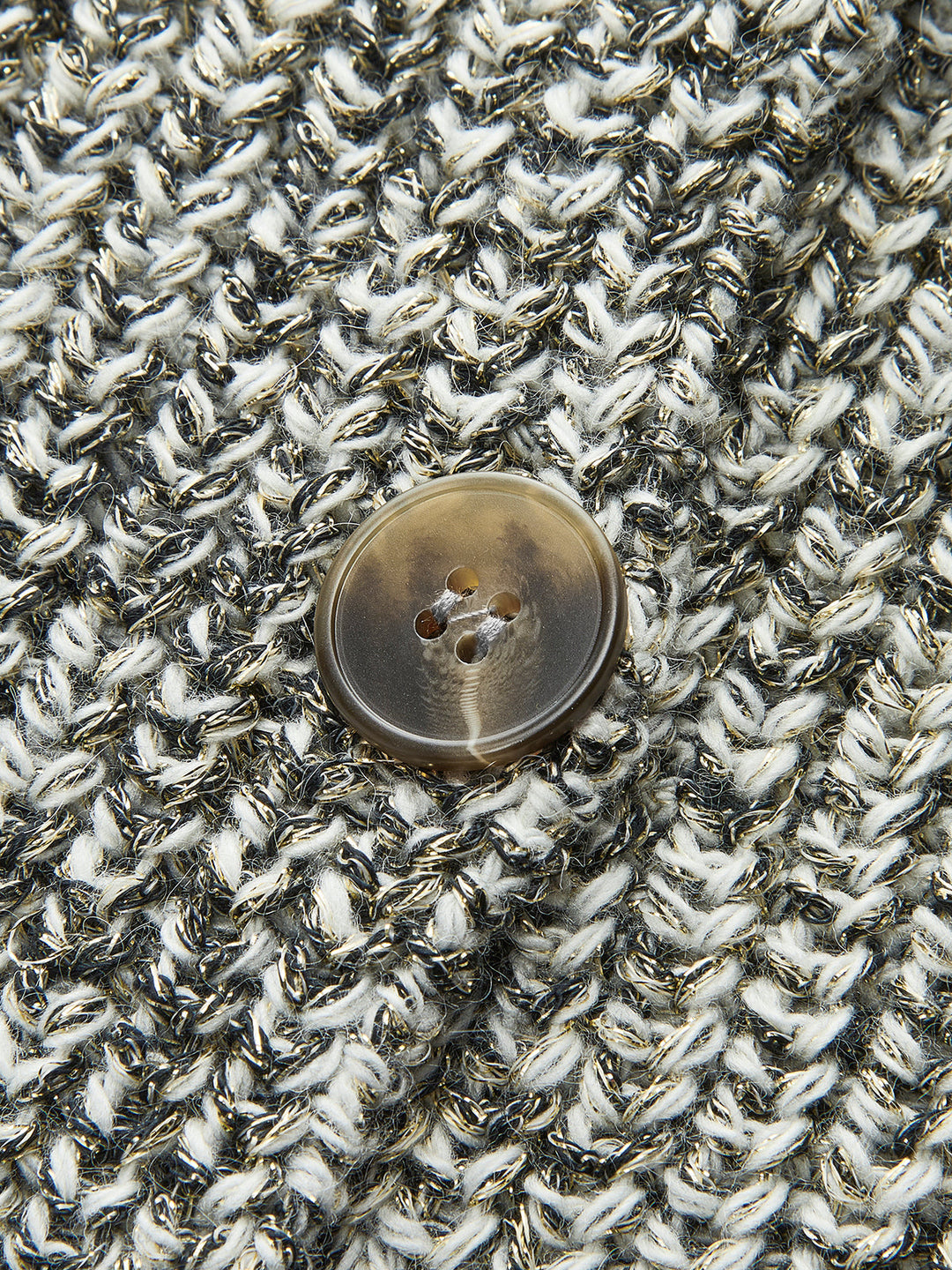 Strickweste mit Knopfleiste